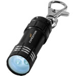 Astro LED keychain light – Solid black with logo
