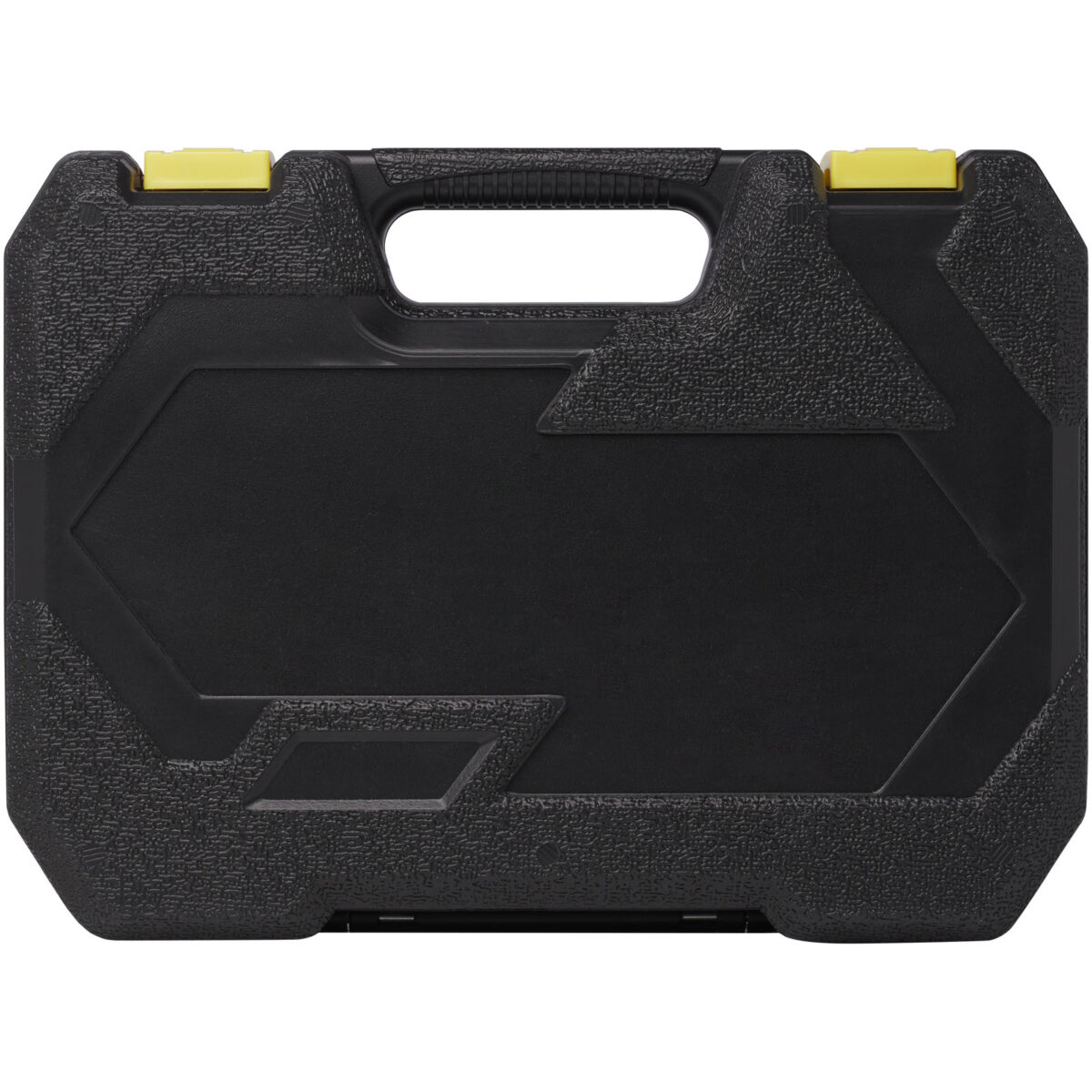 Sounion 16-piece tool box – Solid black front view
