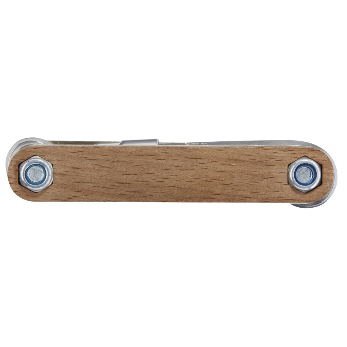 Fixie 8-function wooden bicycle multi-tool – Wood back view