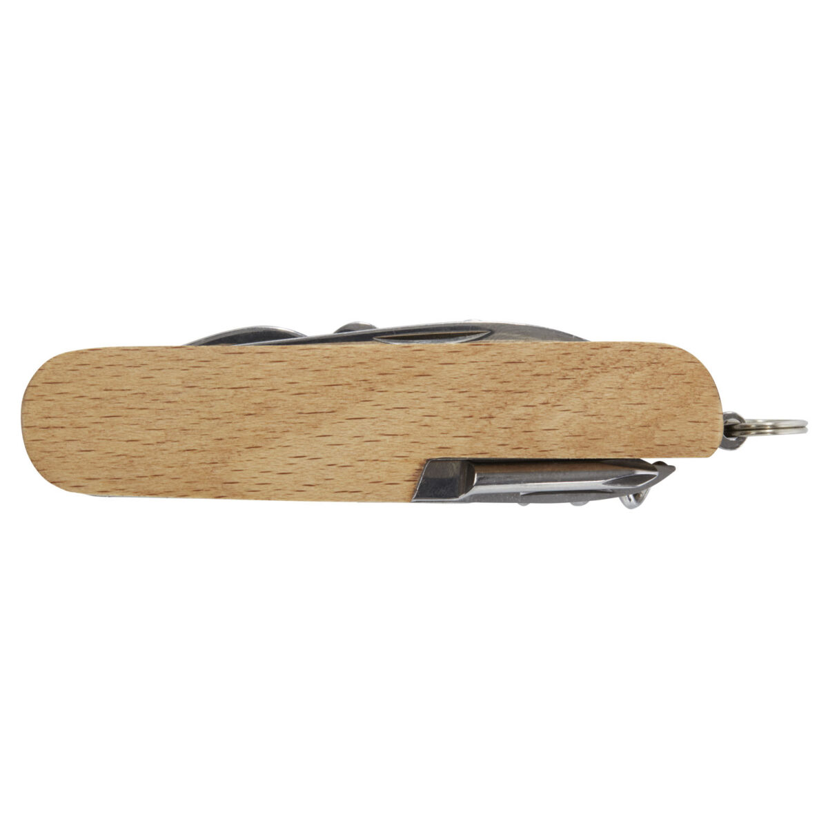 Richard 7-function wooden pocket knife – Natural back view