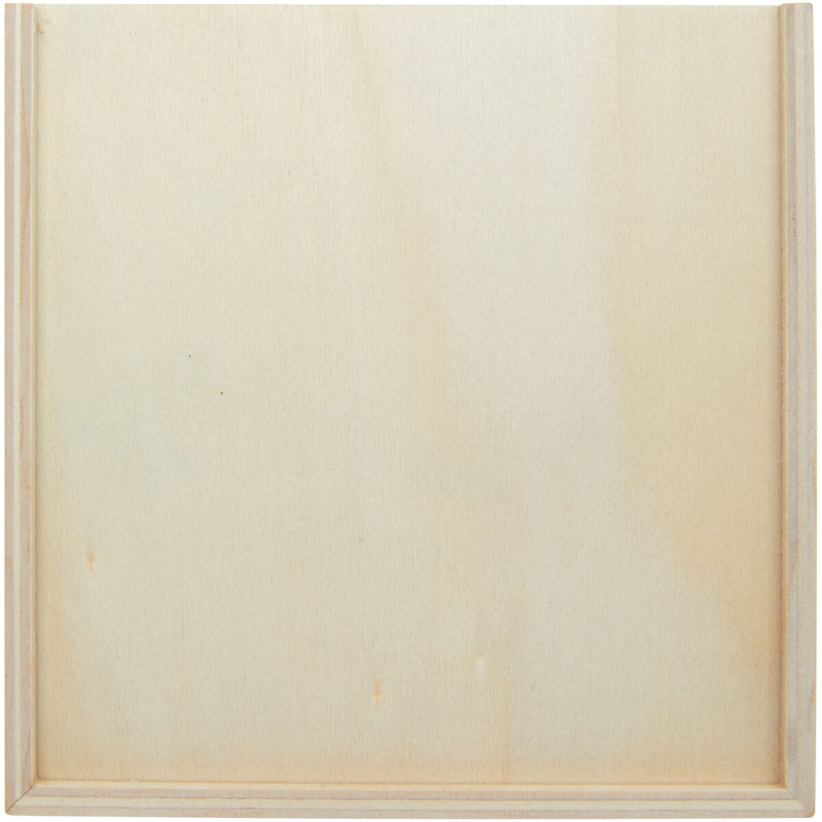 Bark wooden puzzle – Natural front view