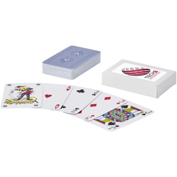 Ace playing card set – White with logo