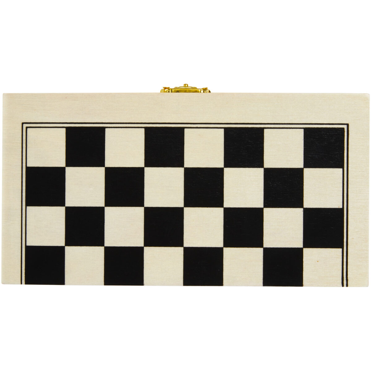 Mugo 3-in-1 wooden game set – Natural front view