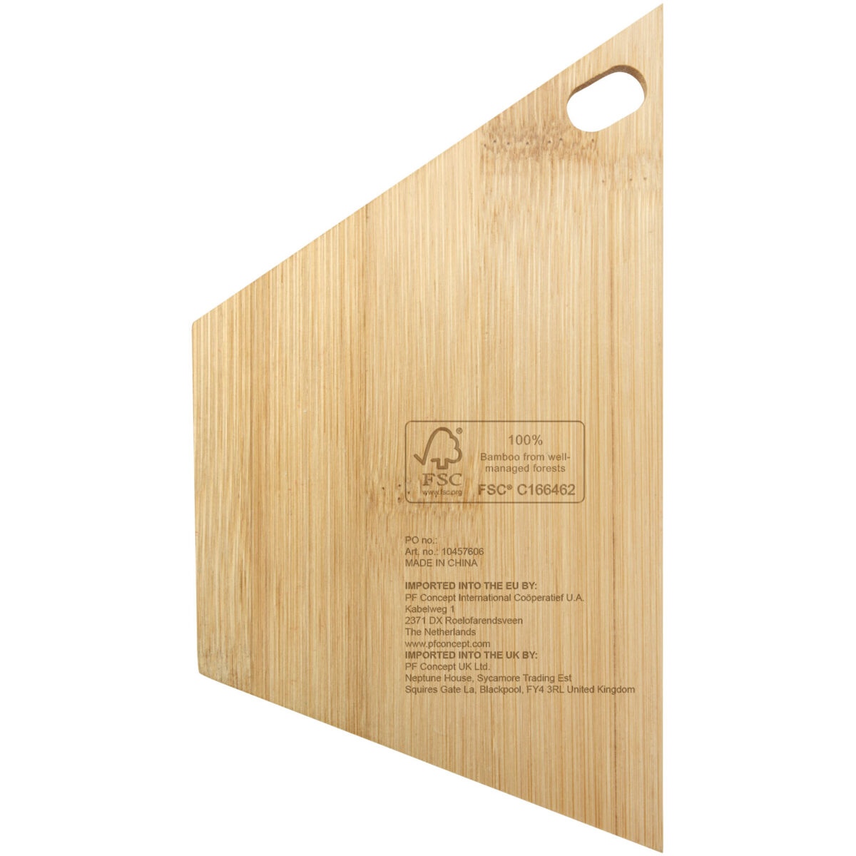 Allen bamboo hex key tool set – Natural back view