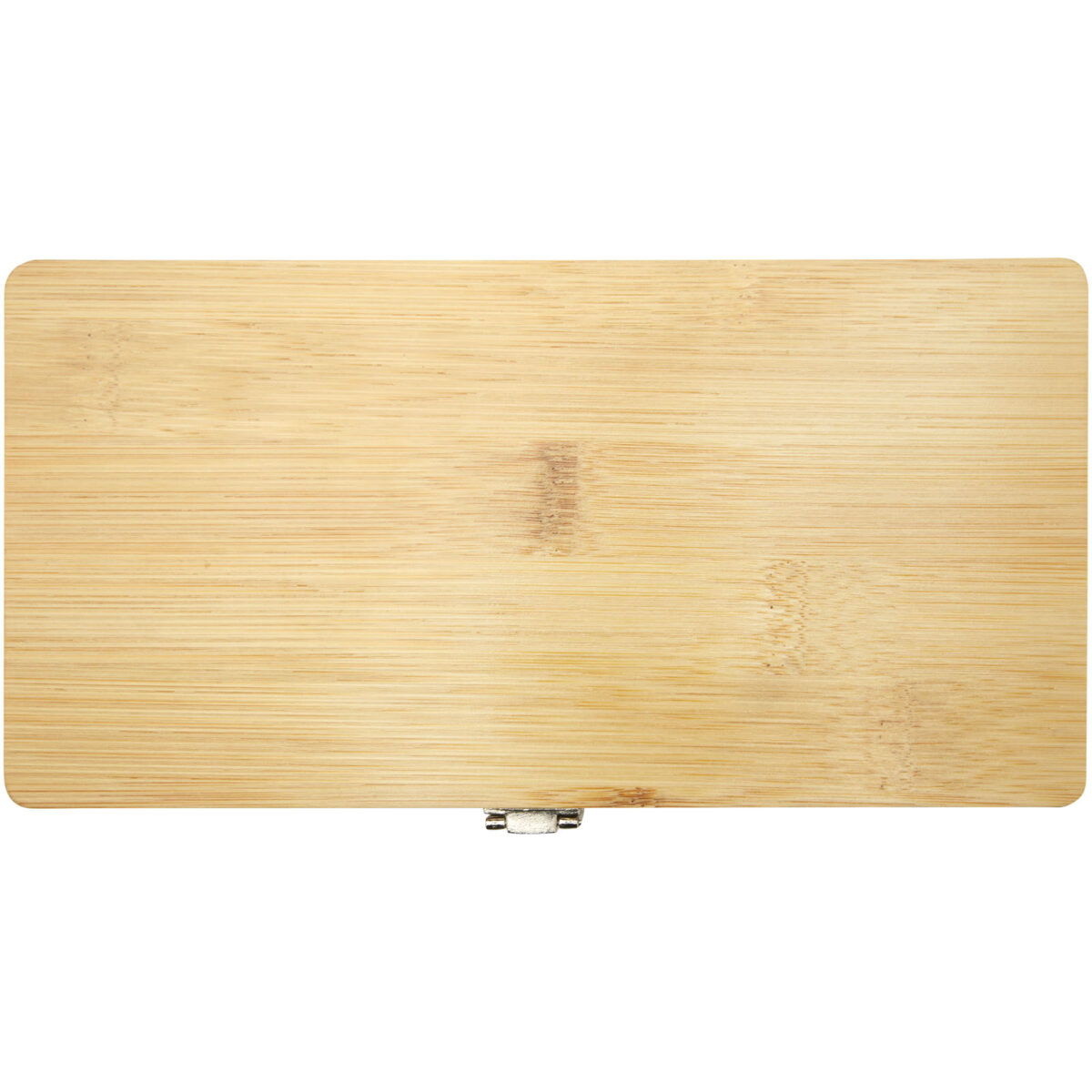 Rivet 19-piece bamboo/recycled plastic tool set – Natural front view