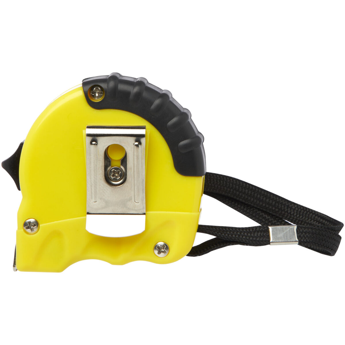 Rule 3-metre RCS recycled plastic measuring tape – Yellow back view