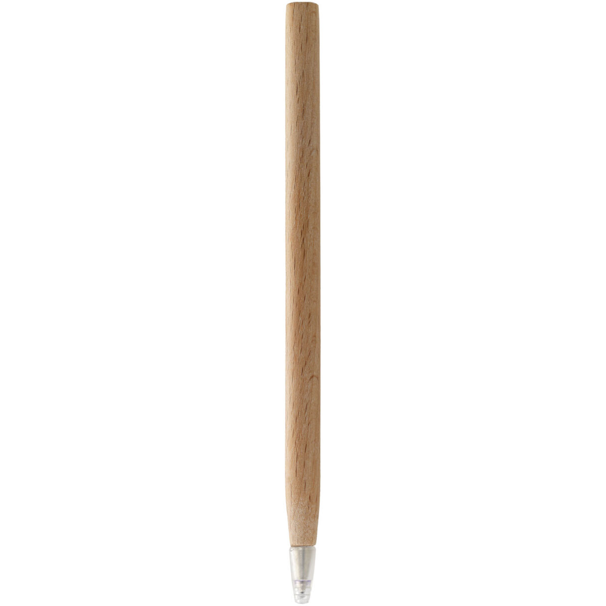 Arica wooden ballpoint pen (black ink) – Natural front view