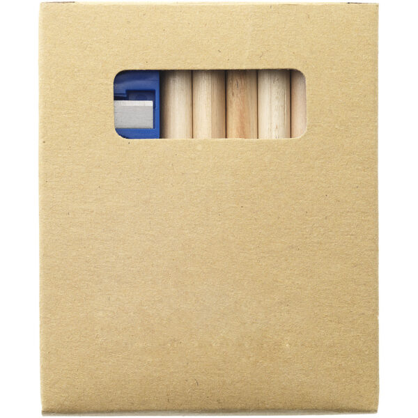 Streaks 8-piece colouring set – Natural front view