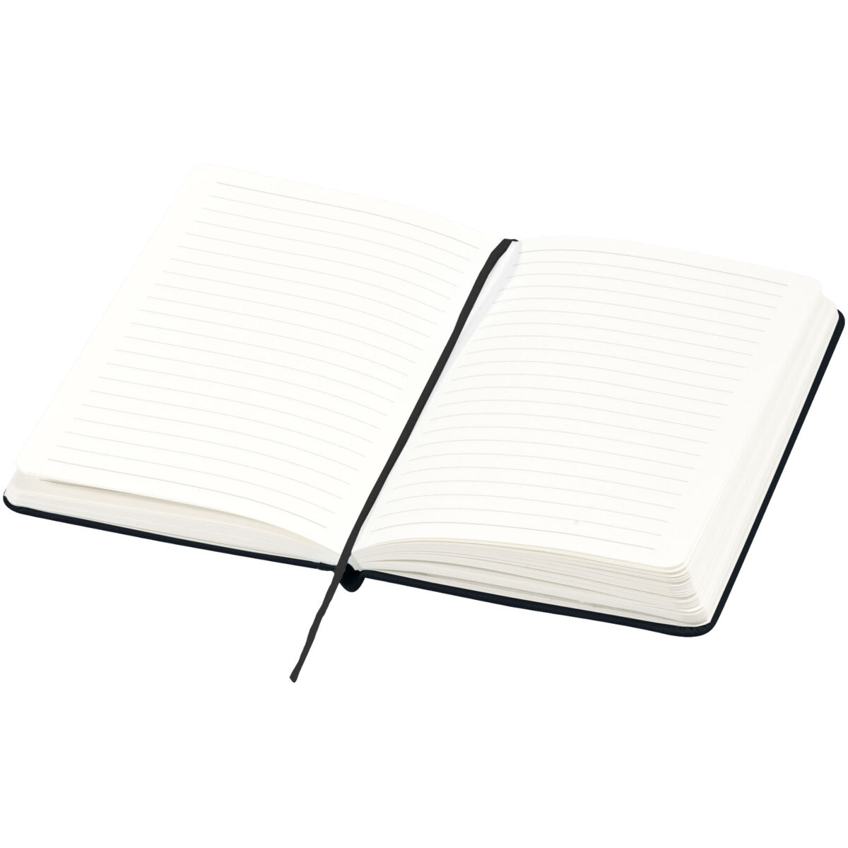 Executive A4 hard cover notebook – Solid black extra view