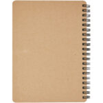 Priestly recycled notebook with pen – Natural back view