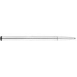Parker Vector rollerball pen (black ink) – Silver back view