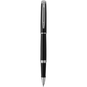 Waterman Hémisphère rollerball pen (black ink) – Solid black front view