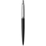 Parker Jotter Bond Street ballpoint pen (blue ink) – Solid black front view