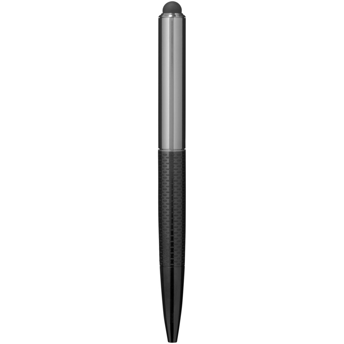 Dash stylus ballpoint pen (black ink) – Solid black back view