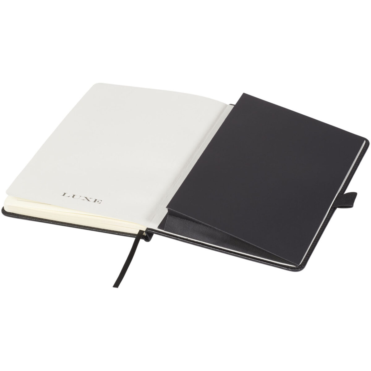 Bound A5 notebook – Solid black extra view