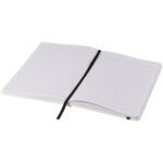 Spectrum A5 white notebook with coloured strap – White extra view