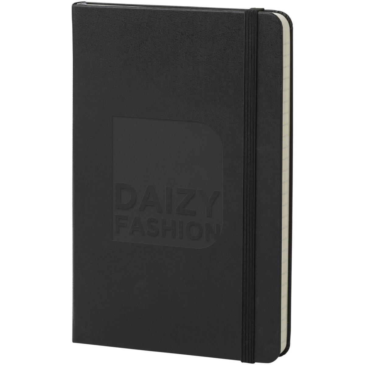Moleskine Classic M hard cover notebook - ruled – Solid black with logo