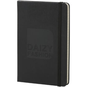 Moleskine Classic M hard cover notebook - ruled – Solid black with logo