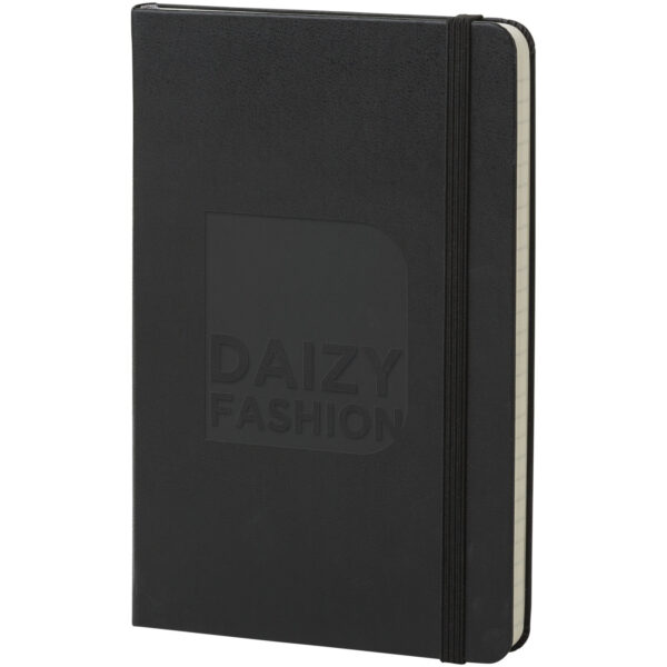 Moleskine Classic M hard cover notebook - ruled – Solid black with logo