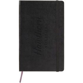 Moleskine Classic PK hard cover notebook - ruled – Solid black with logo