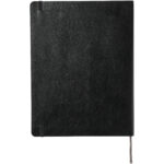 Moleskine Classic XL soft cover notebook - ruled – Solid black back view