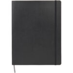Moleskine Classic XL soft cover notebook - ruled – Solid black front view