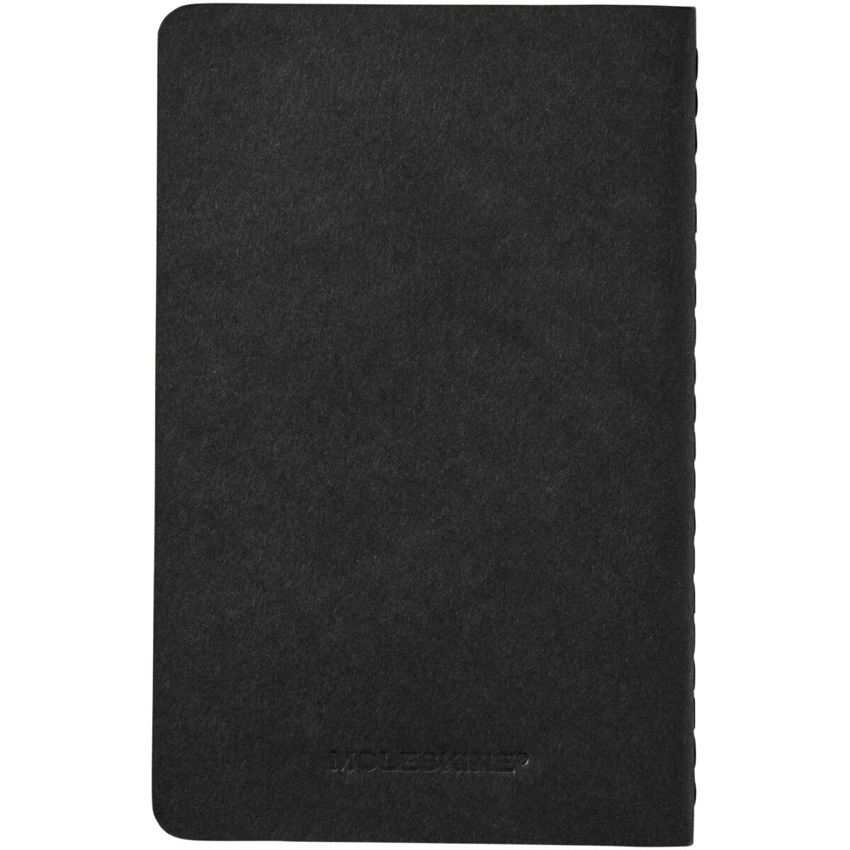 Moleskine Cahier Journal PK - ruled – Solid black back view
