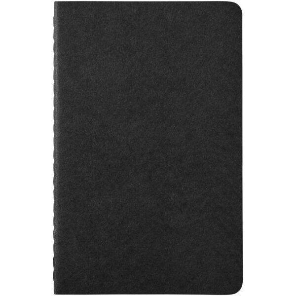 Moleskine Cahier Journal PK - ruled – Solid black front view