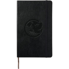 Moleskine Classic L soft cover notebook - plain – Solid black with logo