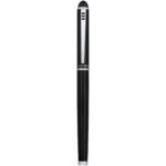 Andante duo pen gift set (black ink) – Solid black front view