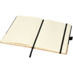 Evora A5 cork thermo PU notebook – Solid black extra view