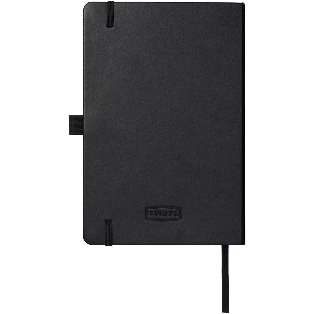 Nova A5 bound notebook – Solid black back view