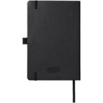 Nova A5 bound notebook – Solid black back view