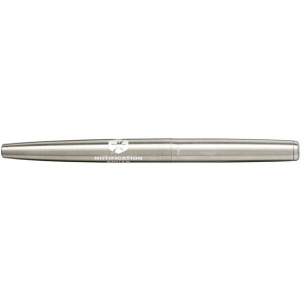 Parker Jotter stainless steel fountain pen (blue ink) – Stainless steel with logo