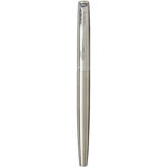 Parker Jotter stainless steel fountain pen (blue ink) – Stainless steel front view