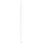 Alessio recycled PET ballpoint pen (blue ink) – White back view
