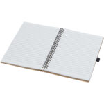 Cobble A5 wire-o recycled cardboard notebook with stone paper – Natural extra view