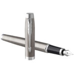 Parker IM fountain pen (blue ink) – Silver extra view