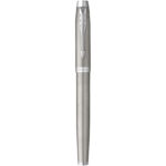 Parker IM fountain pen (blue ink) – Silver front view