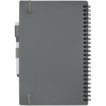 Pebbles reference reusable notebook – Grey back view