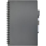 Pebbles reference reusable notebook – Grey front view