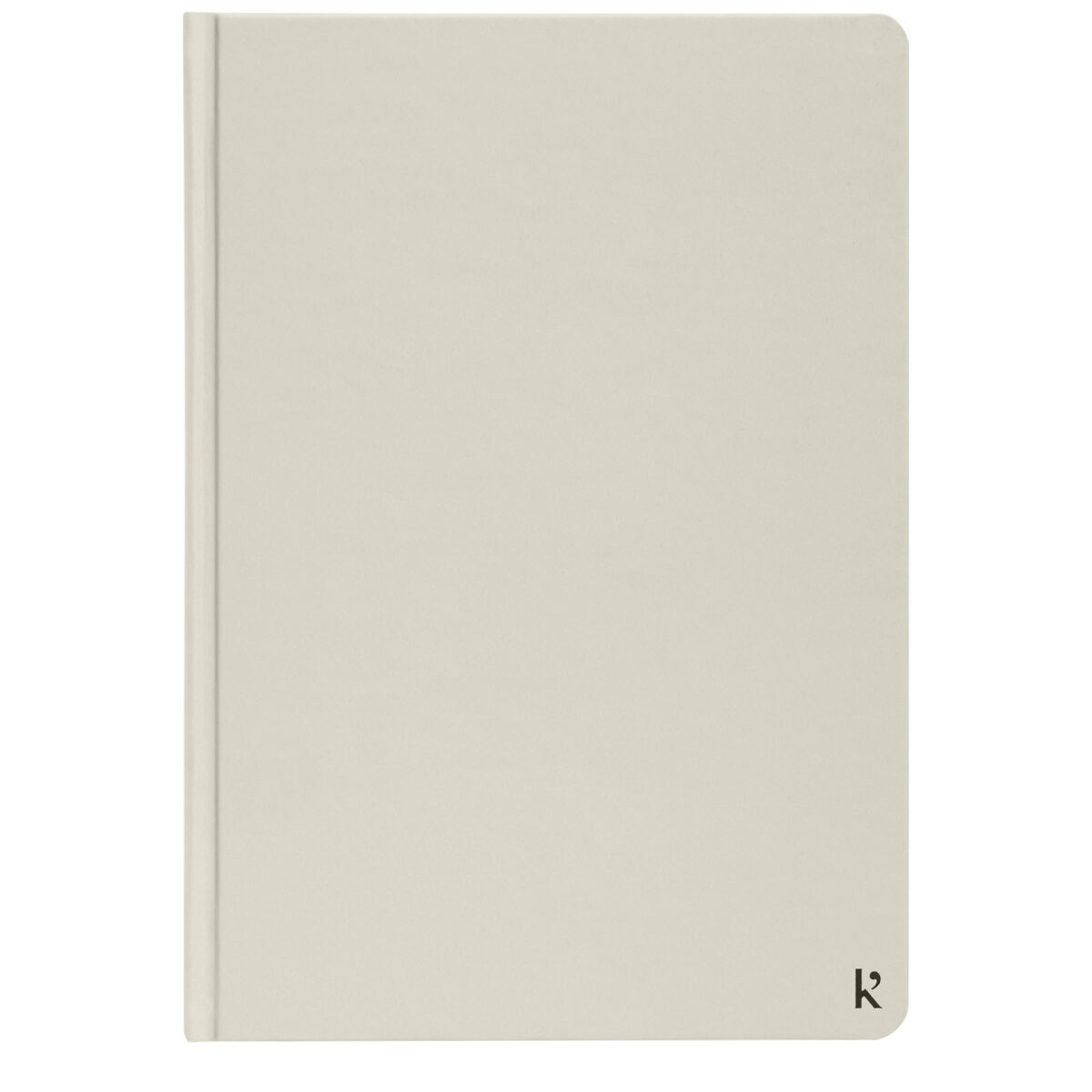 Karst® A5 stone paper hardcover notebook - lined – Beige front view