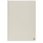 Karst® A5 stone paper hardcover notebook - lined – Beige front view