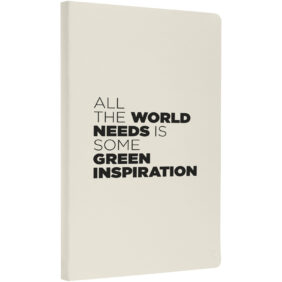 Karst® A5 softcover notebook - lined – Beige with logo
