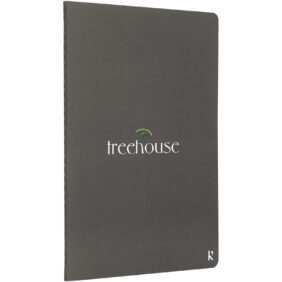 Karst® A5 stone paper journal twin pack – Slate grey with logo
