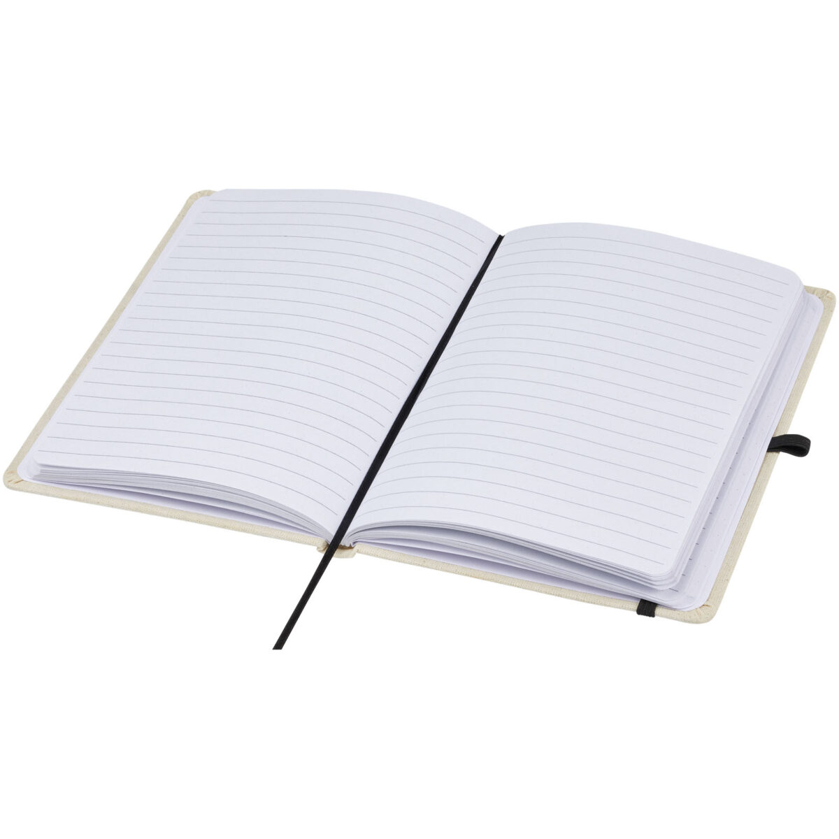 Tutico organic cotton hardcover notebook – Natural extra view