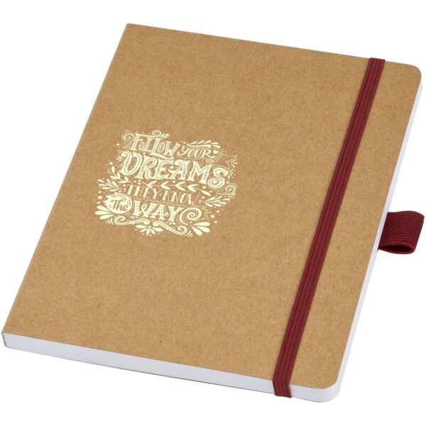 Berk recycled paper notebook – Red with logo