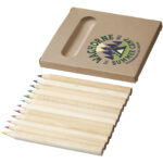 Artemaa 12-piece pencil colouring set – Natural with logo