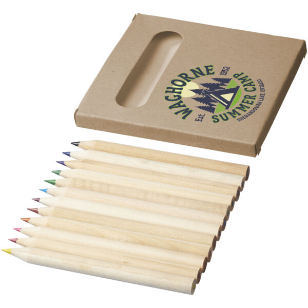 Artemaa 12-piece pencil colouring set – Natural with logo