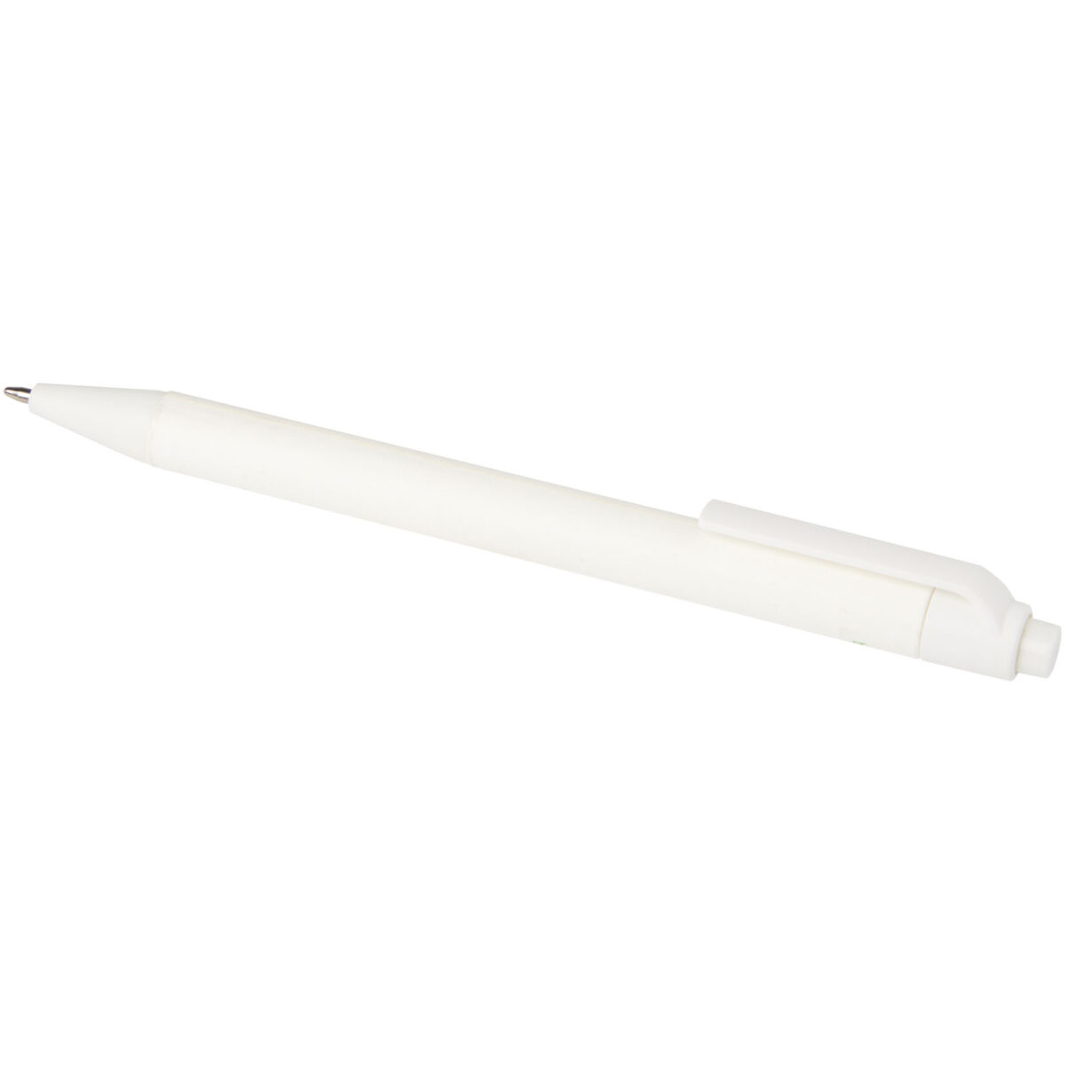 Chartik monochromatic recycled paper ballpoint pen with matte finish (black ink) – White extra view